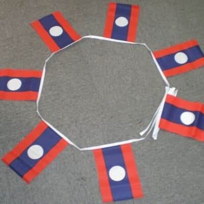 6m 20 flag Laos bunting