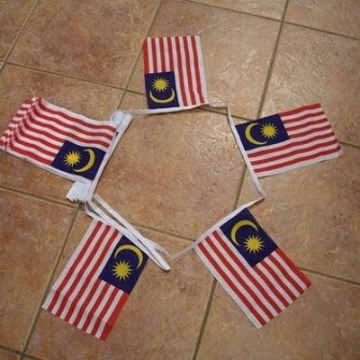 6m 20 flag Malaysia bunting