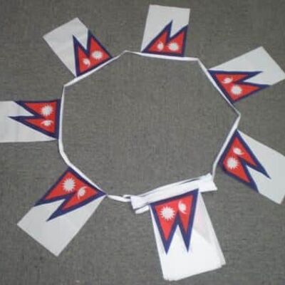 6m 20 flag Nepal bunting