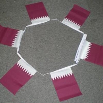 6m 20 flag Qatar bunting