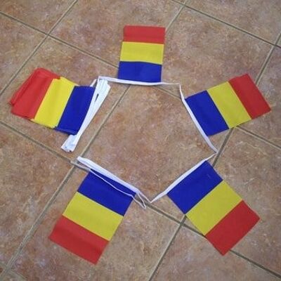 6m 20 flag Romania bunting