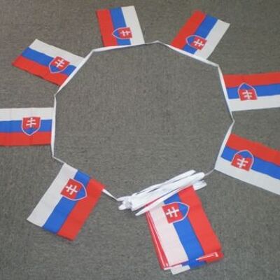 6m 20 flag Slovakia bunting