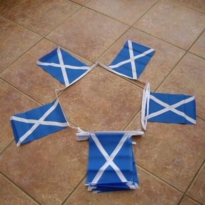 6m 20 flag St Andrews (Scotland/Saltire) Cross Bunting