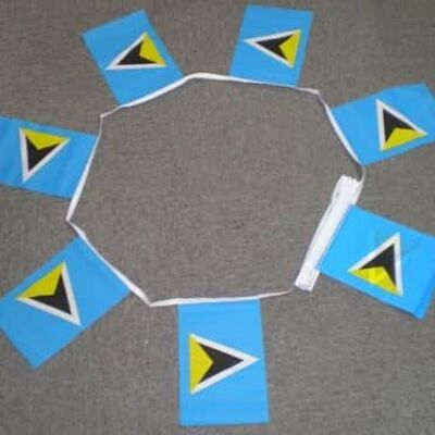6m 20 flag St Lucia bunting