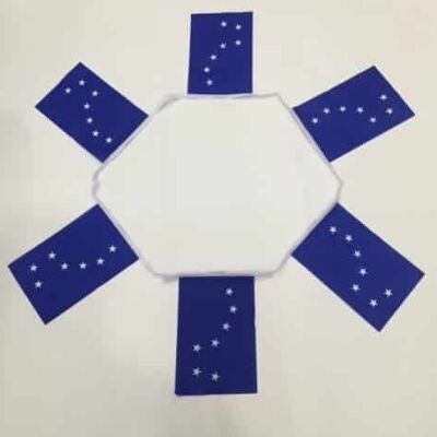 6m 20 flag Starry Plough bunting