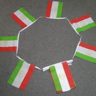 6m 20 flag Tajikistan bunting