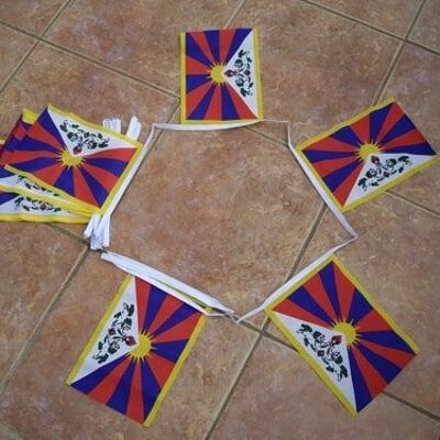 6m 20 flag Tibet bunting