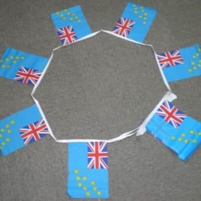 6m 20 flag Tuvalu bunting