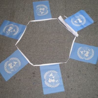 6m 20 flag United Nations (UN) bunting