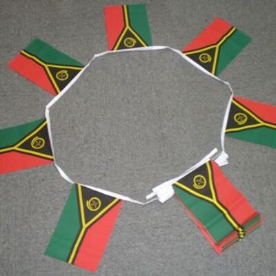 6m 20 flag Vanuatu bunting