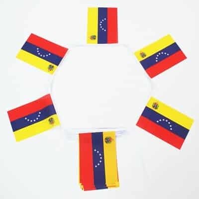 6m 20 flag Venezuela 7 stars with crest bunting