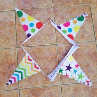 8m 18 flag Dot/Wave/Star party bunting