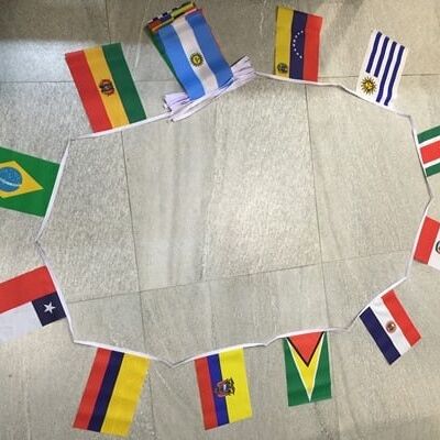 9m 24 flag 6x9 South American Nations bunting
