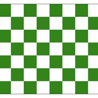 Checkered Green/white