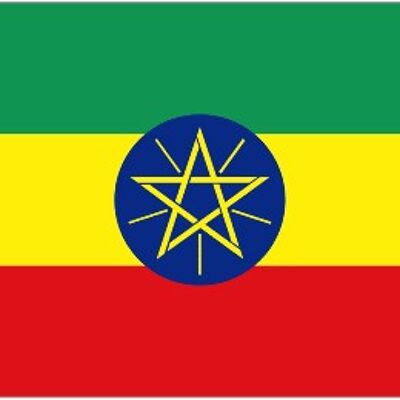 Ethiopia with Star 3' x 2'