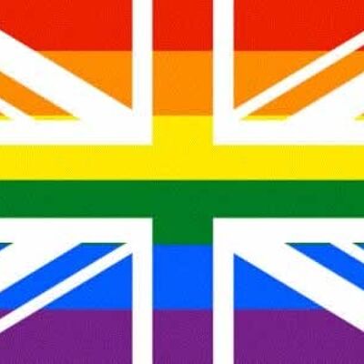 Rainbow Union Jack (Gay Pride) 3'x2'