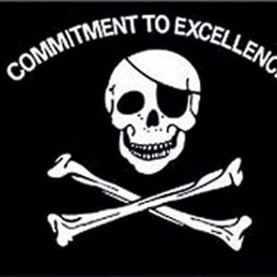 Skull Commitment to Excellence