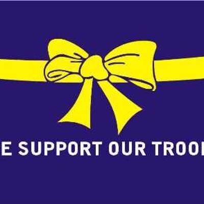 Support our Troops blue