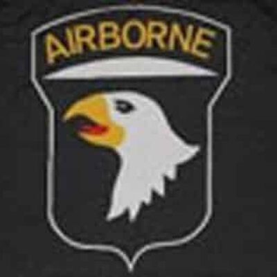 101st Airborne Black 5'x3'