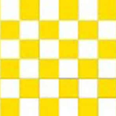Checkered Gold/White