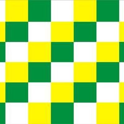 Checkered Green/White/Yellow