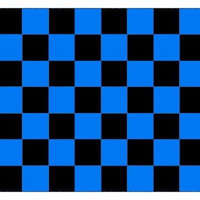 Checkered Royal/Black