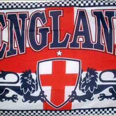 England Football Flag (England 2 Lions) St George 5'x3'