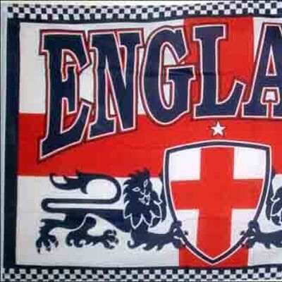 England Football Flag (England 2 Lions) St George 5'x3'