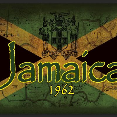 Jamaica (one people) 60 years of Independence 5'x3'