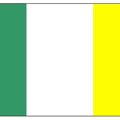 Offaly - Green/White/Yellow Vertical Stripe