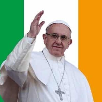Papal Flag | Pope Ireland 2018 5'x3'