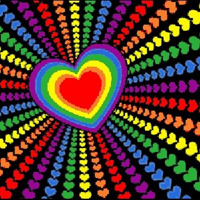 Rainbow Love (gay pride)