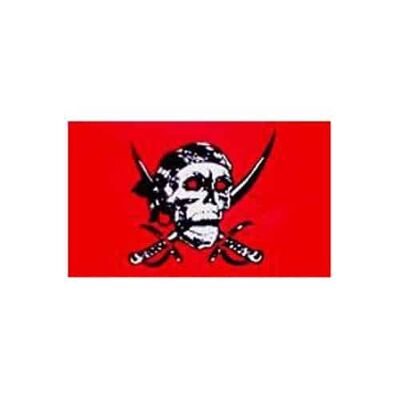 Red Skull Cross Sabres "Jolly Rouge"