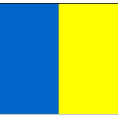 Roscommon - Blue/Yellow Vertical Stripe