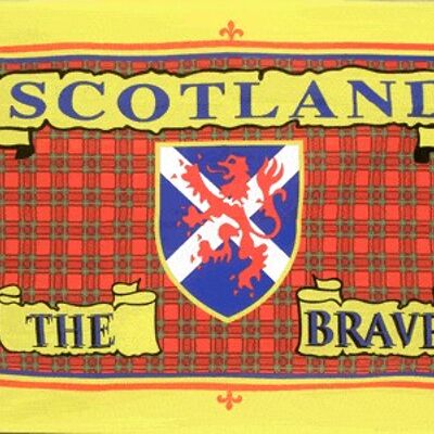 Scotland The Brave (tartan) 5' x 3'