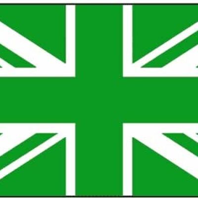 Union Jack Green 5' x 3'