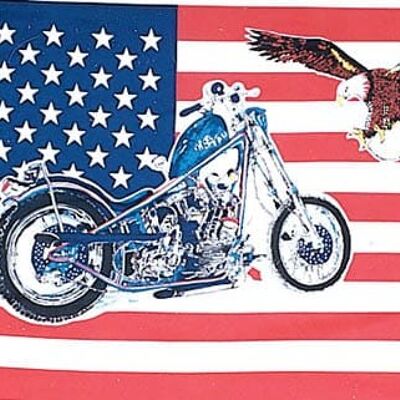 USA Motorcycle with Eagle