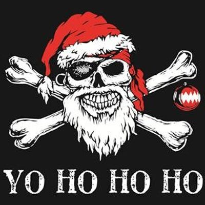 Yo Ho Ho Pirate (Christmas) 5' x 3'