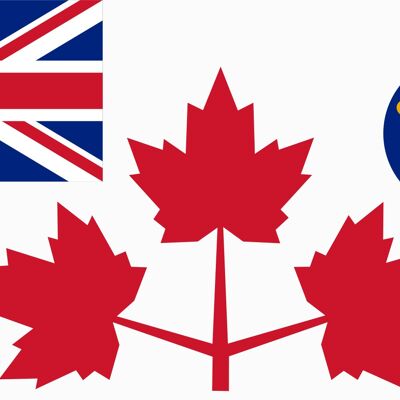 Canadian Army Battle Flag WW11 5’x3’ (digital print)
