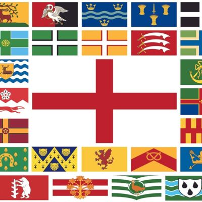 The English County Collection 5’x3’ (digital print)                       