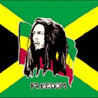 Giant Bob Marley 8'x5'