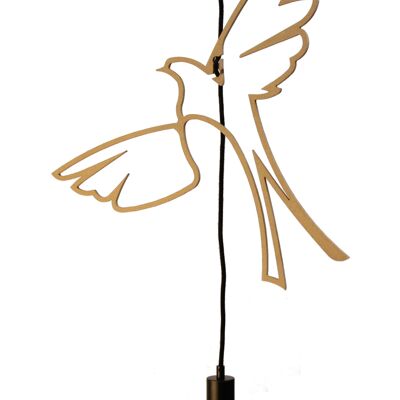 Wood Suspension Birds of paradise 50 cm