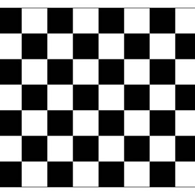 Giant Checkered Black &amp; White 8'x5'