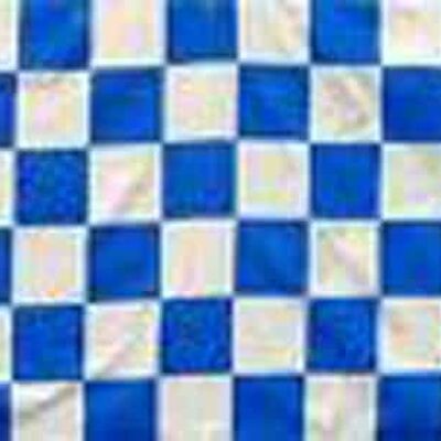 Giant Checkered Blue/White 8'x5'