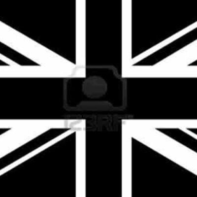 Giant Union Jack Black/White 8'x5'