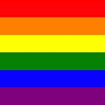 Rainbow Flag (Giant size, stitched 8 x 5) Gay Pride