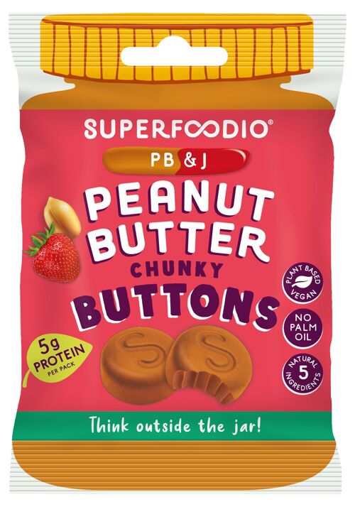 Peanut Butter Buttons - PB&J (20g x 15 packs)