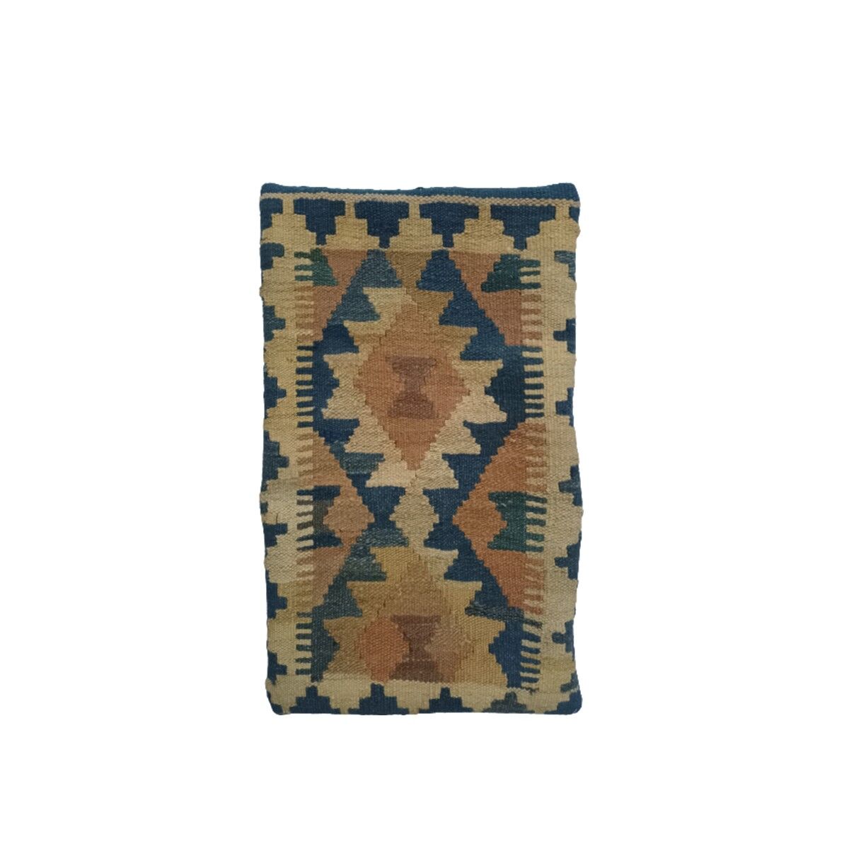 Fodera per cuscino con sandalo intrecciato a mano Kilim
