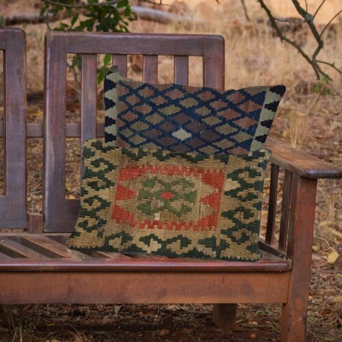 Kilim Handwoven Barley Corn Cushion Cover