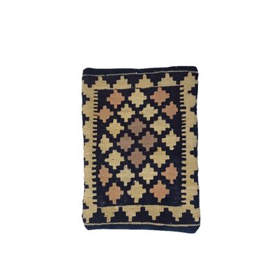 Housse de coussin Kilim tissée à la main Bastille